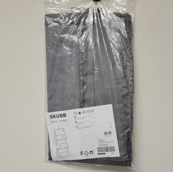 Ikea SKUBB Hanging handbag organizer dark gray - Picture 4 of 10